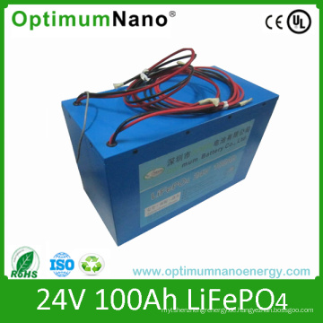 LiFePO4 Batterie 24V 100ah für Solar Storage mit PCM